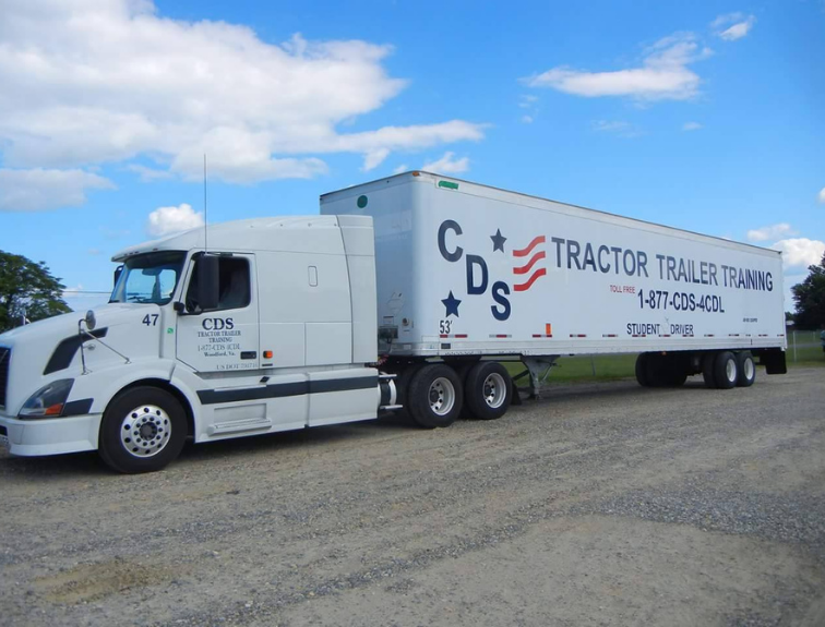 A CDS truck used for CDL training